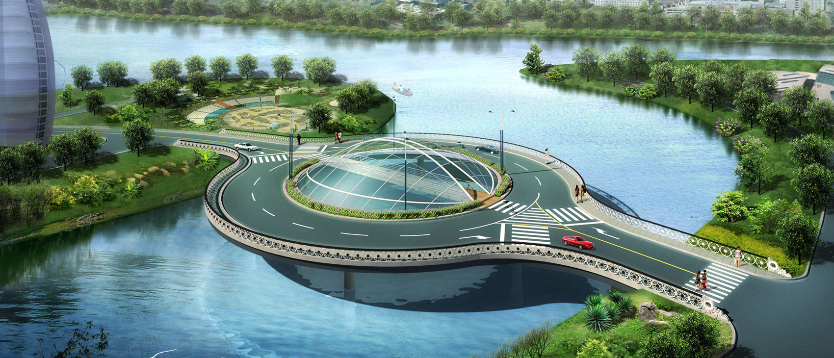 鐵嶺新城如意島橋