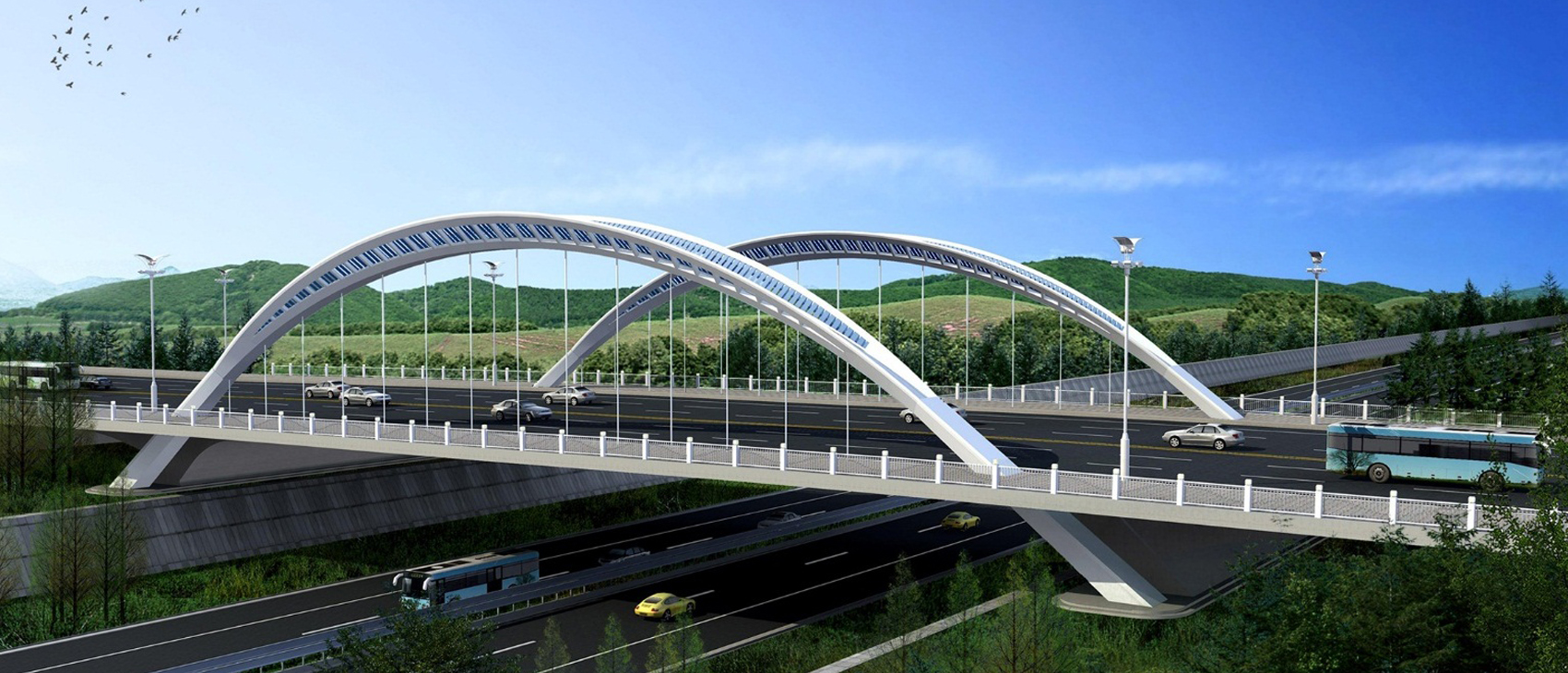 東勝區(qū)包茂高速公路跨線橋——韓土公路