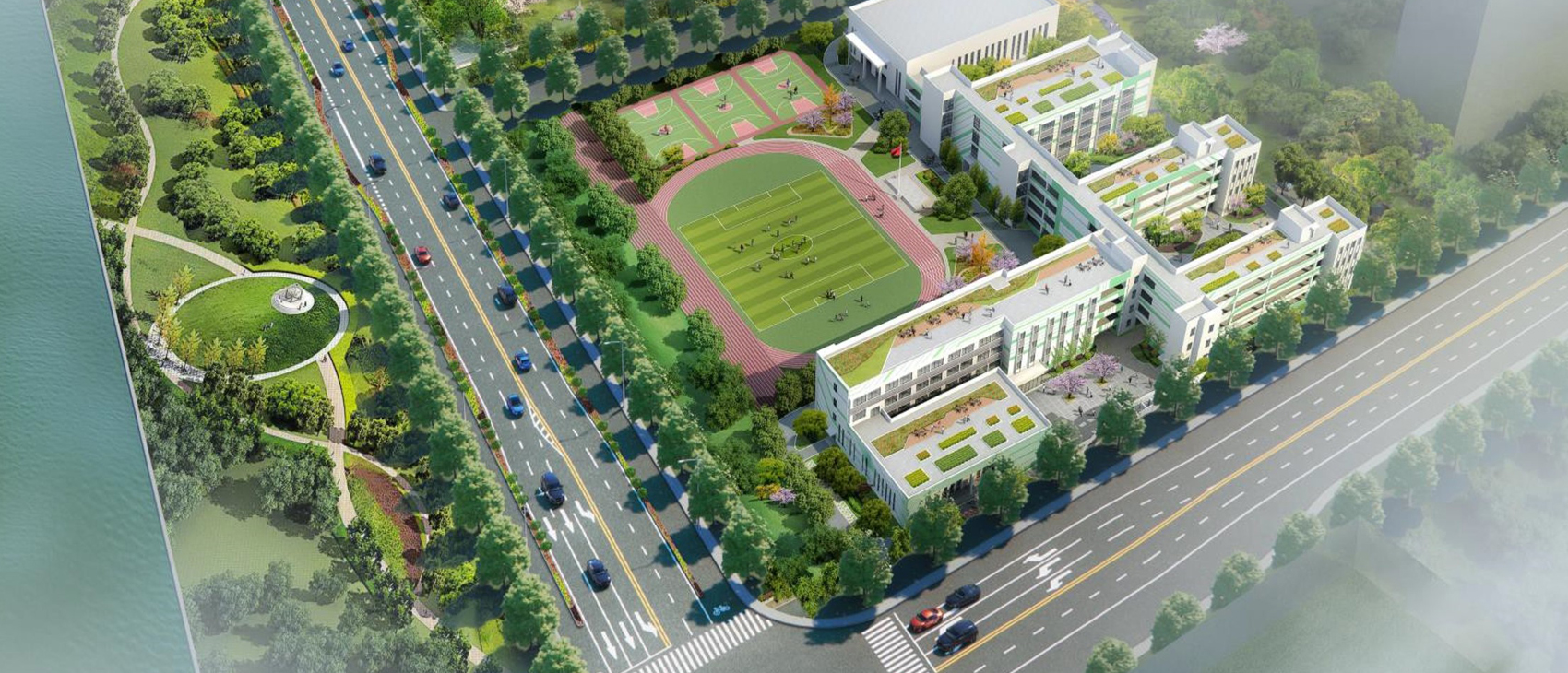 上海市金山新城龍灣路（海芙路—海盛路）道路工程