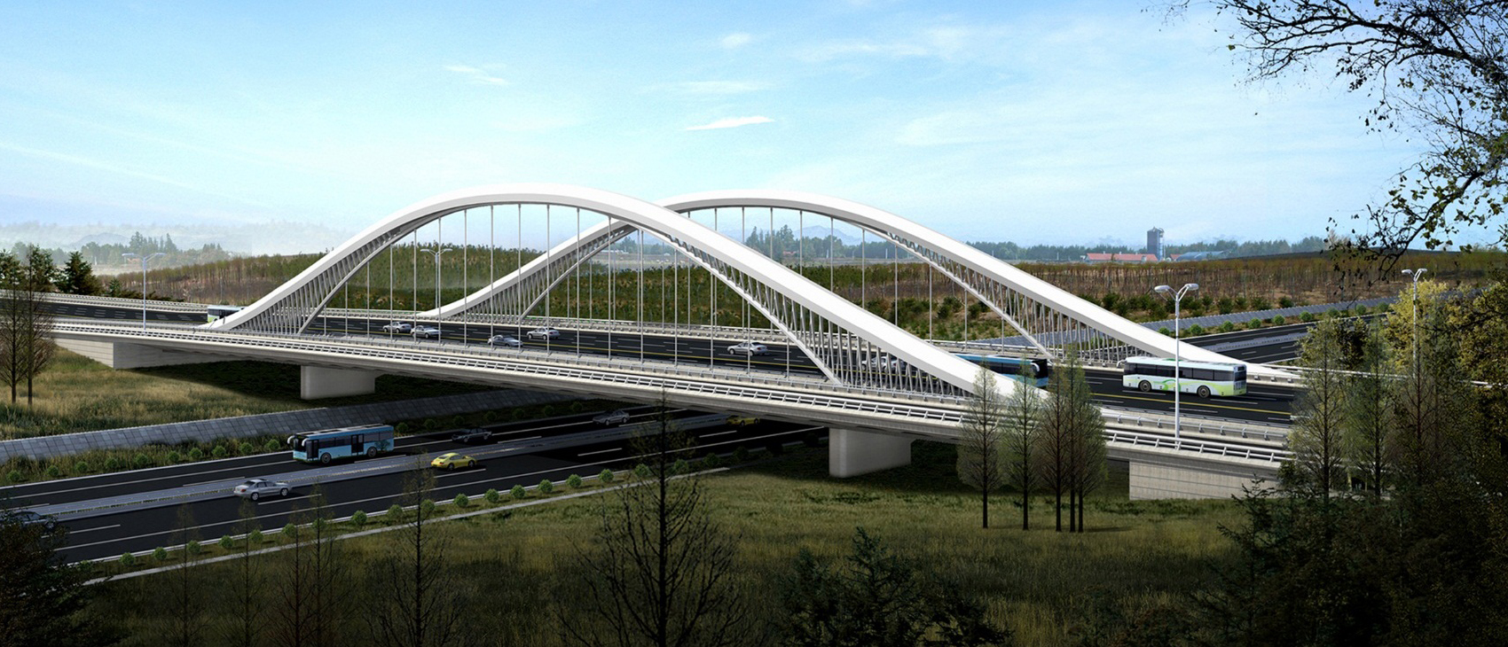 東勝區(qū)包茂高速公路跨線橋——蘇楊公路一號橋