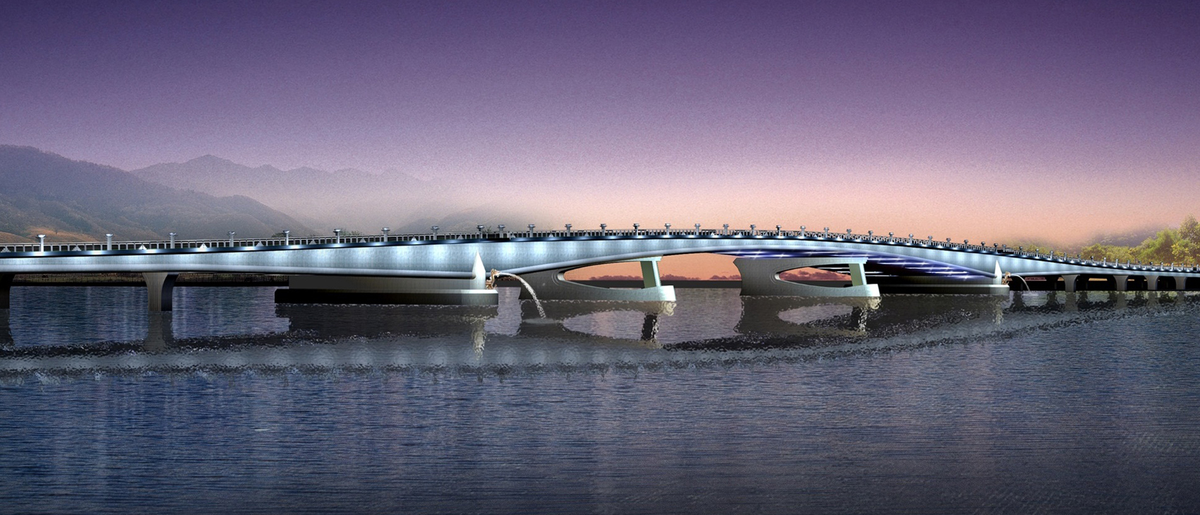 安徽蚌埠龍湖大橋